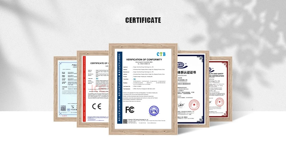 7KW AC EV Charger certification 7KW AC EV Charger certification