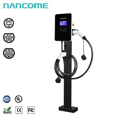 رنگین ڈسپلے کے ساتھ AC EV چارجنگ اسٹیشن